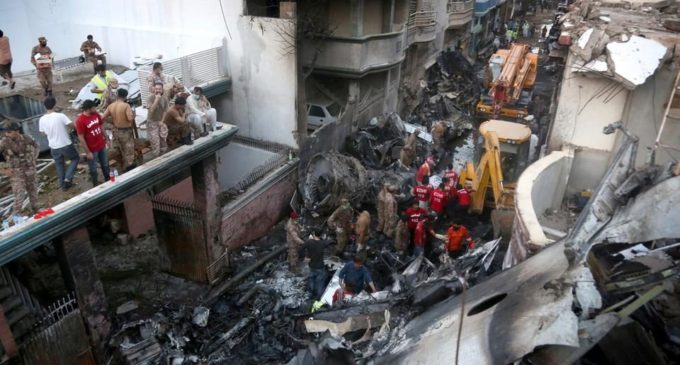 97 confirmed dead in Karachi plane crash, 2 survivors