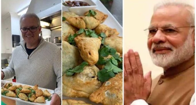 Aus PM makes ‘samosas’, wishes to share with Modi