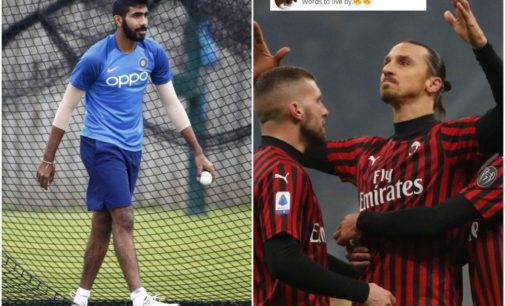 Bumrah shares inspirational Ibrahimovic video on social media