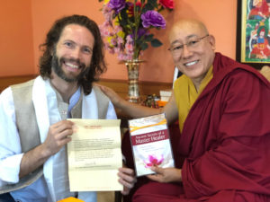 Dr Clint G Rogers with endorsement from Oracle of H.H. the 14th Dalai Lama on new breakthrough book Ancient Secrets of a Master Healer