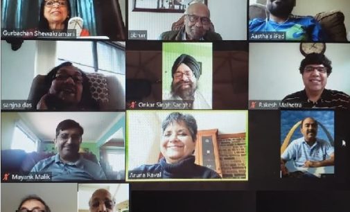 Enthusiastic meet of Hindi Club of Illinois Online