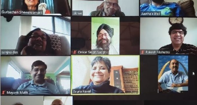 Enthusiastic meet of Hindi Club of Illinois Online