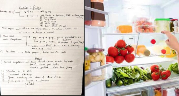 Indian-Canadian girl shares mother’s food note on Twitter