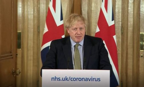 Johnson tells people not to visit parents on Mother’s Day