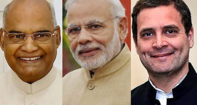 Kovind, Modi, Rahul greet people on Eid