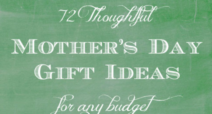 A thoughtful Mother’s Day gift