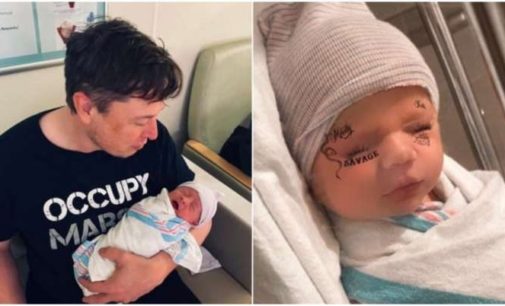 Musk shares photo of newborn son, names him ‘X AE A-12 Musk’