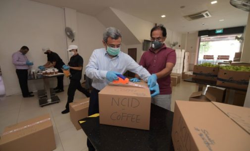 Singapore Indian restaurant serves meals to hospital workers