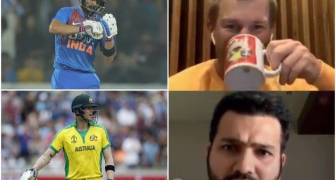 We make Smith & Kohli because we take shine off ball: Warner to Rohit