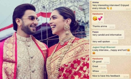 Deepika saves hubby Ranveer’s name as ‘handsome’ on phone
