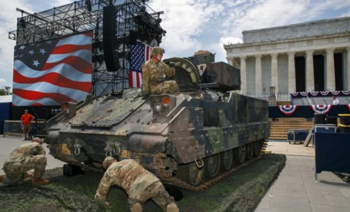 No tanks in Trump’s 4th of July celebration: Report