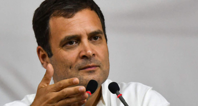 Rahul takes on Rajnath, questions govt on Chinese intrusion