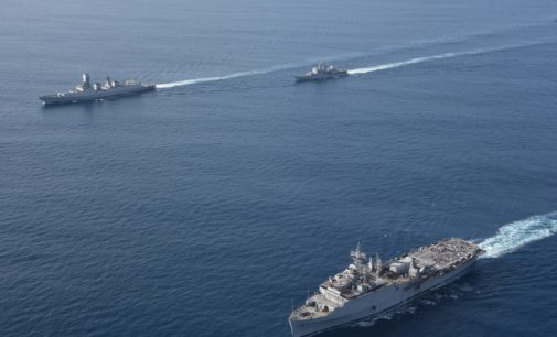 Navy ship brings back 233 stranded Indians from Iran