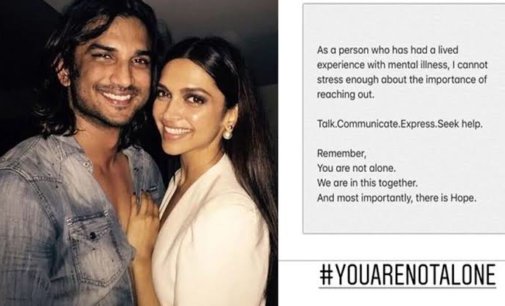 Sushant Singh Rajput death: Deepika highlights ‘importance of reaching out’