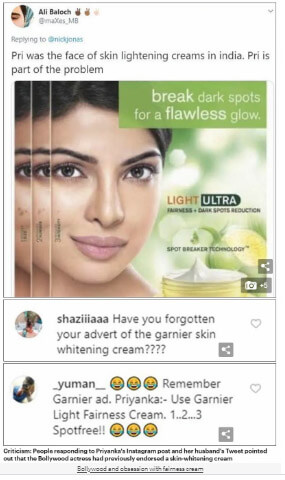 Priyanka Chopra Endorsing Fairness Cream