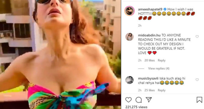 Ameesha Patel has a ‘hot’ wish