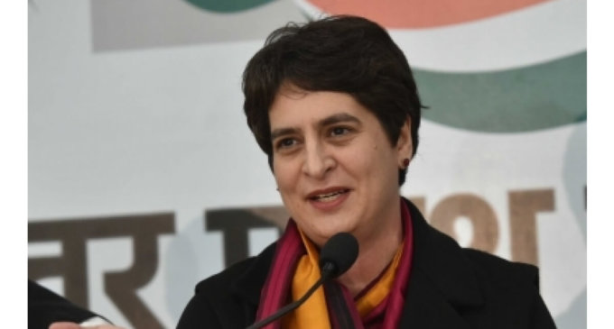 Congress slams eviction notice to Priyanka