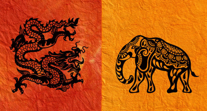 Elephant Vs. Dragon