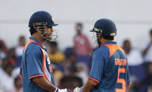 Gambhir recalls his days with Dhoni as a roommate