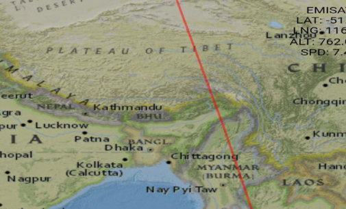 Indian spy satellite passes over Tibet, China mobilises troops