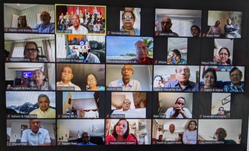 Zoom of hymns, movie songs and birthday program by Chicago Indian Seniors