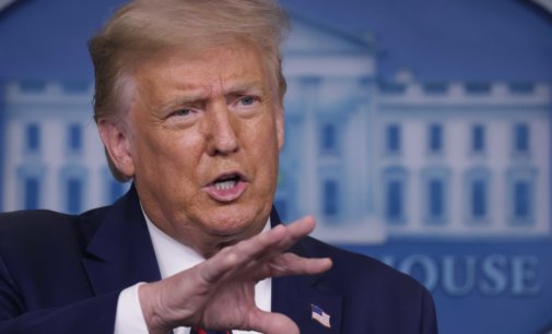 Trump denies intention to delay Nov election