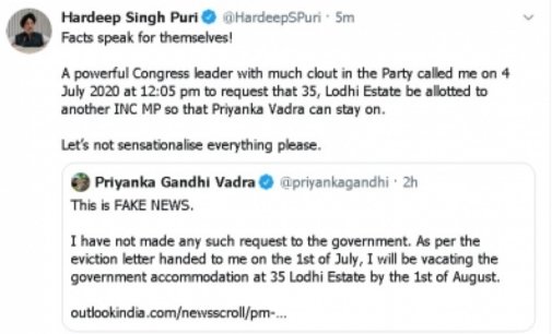 Urban Dev Min Hardeep Puri trashes Cong on Priyanka bungalow extension row