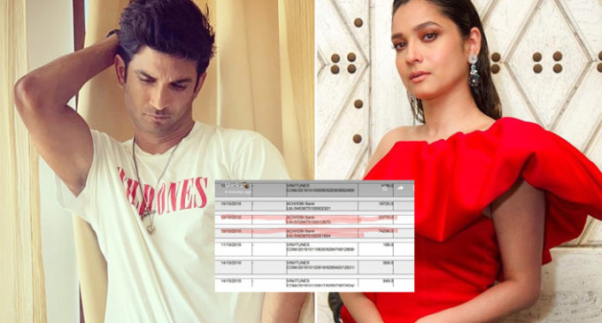 Ankita shares bank statements after reports claim Sushant paid her EMI