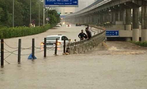Heavy rain causes waterlogging at key stretches of Gurugram