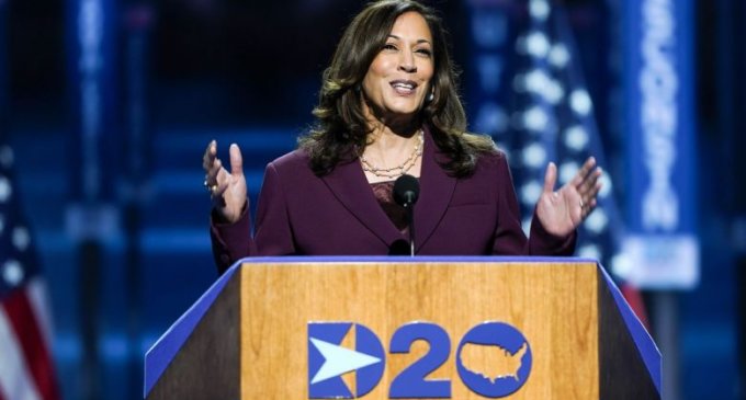 Kamala Harris accepts Democratic VP nomination