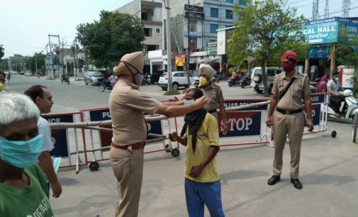 Cops distributed free masks, conducted search operations to control the menance of illicit liquor