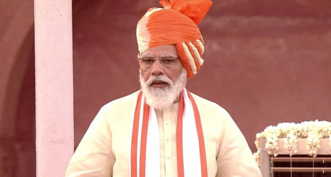 PM Modi gives call for Aatmanirbhar Bharat from Red Fort