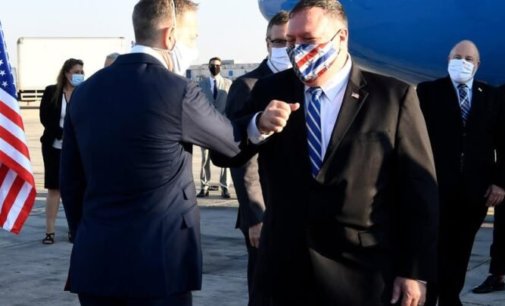 Pompeo arrives in Israel to press Trump’s Mideast peace push