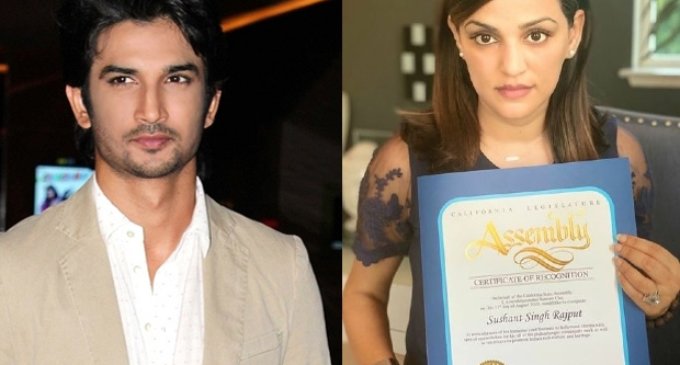 Sushant Singh Rajput gets special honour from California State Assembly