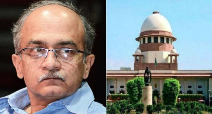 Token fine of Re 1 for Bhushan in contempt case, failing which 3-month in jail