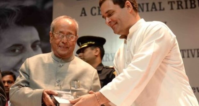 Cong leaders pay rich tributes to Pranab Mukherjee