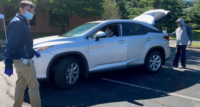 Indian Americans host free drive-thru food giveaway for over 15,000 families