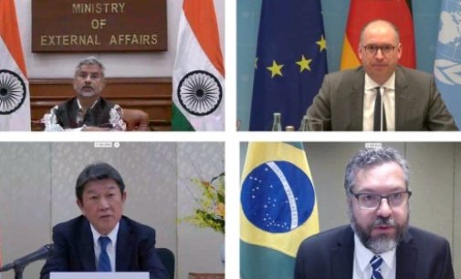 Jaishankar, G4 FMs decry attempts to derail UNSC reformÂ