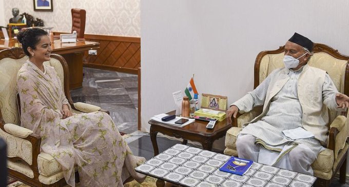 Kangana meets Maha Governor, requests ‘justice be given to me’