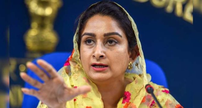 President Kovind accepts Harsimrat Badal’s resignation from Union Council of Ministers