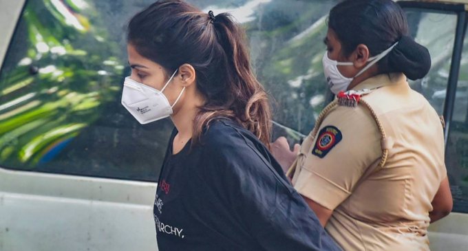 Rhea harboured & concealed SSR while he consumed drugs: NCB
