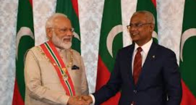 Trapped in Chinese debt, Maldives mends ties with India
