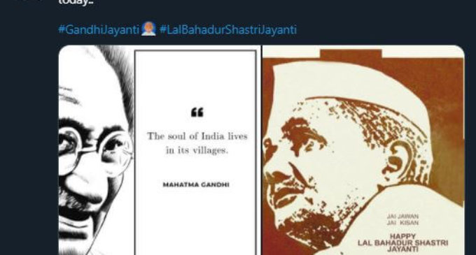 Bollywood extends wishes on 151st Gandhi Jayanti