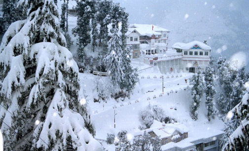 Himachal’s Keylong sees season’s first snowfall