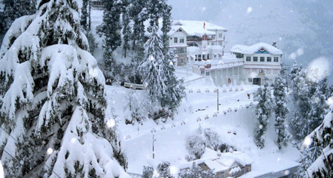 Himachal’s Keylong sees season’s first snowfall