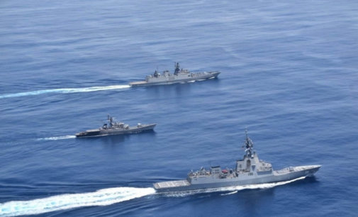 Indian Navy exercises with Russia, ‘Quad’ countries