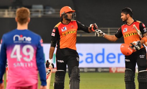 IPL 13: Pandey, Shankar propel SRH to easy eight-wicket win over RR