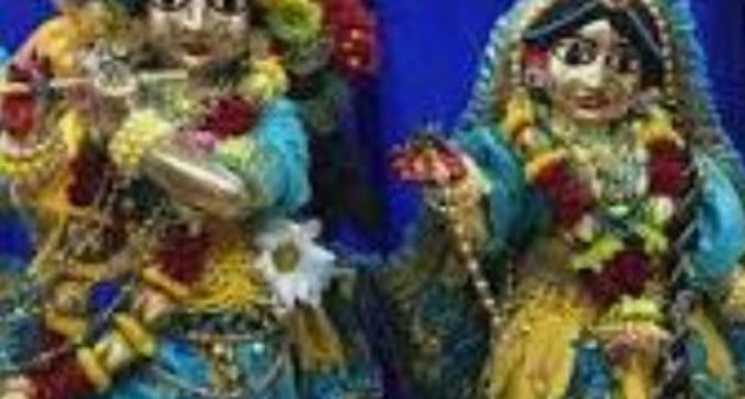 Celebrating Govardhan Puja at ISKCON Boston