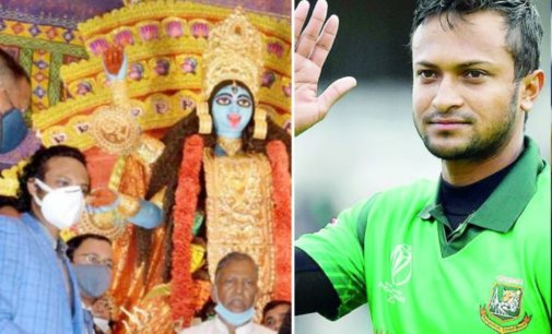 Bangladesh cricketer Shakib apologises for ‘visiting’ Kolkata’s Kali Puja
