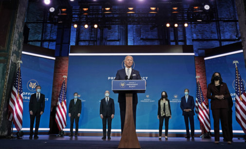 Biden declares his administration ‘ready to lead the world’